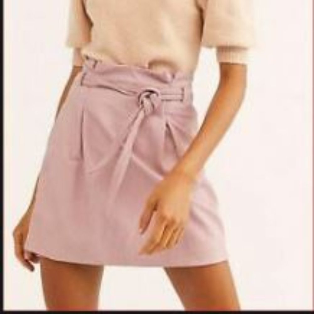 free people payton paperbag mini skirt NWT